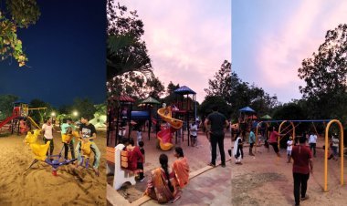 ମଧୁସୂଦନ ଦାସ ପାର୍କରେ  ସନ୍ଧ୍ୟା